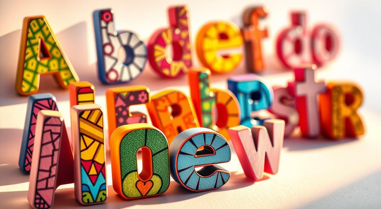 letras do alfabeto para colorir